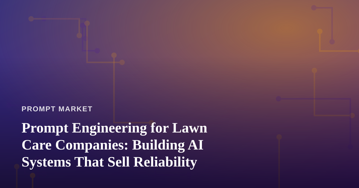 Prompt Engineering for Lawn Care Companies: Building AI Systems That Sell Reliability